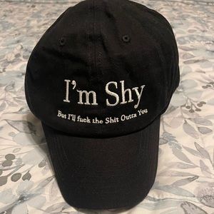 I’m shy hat